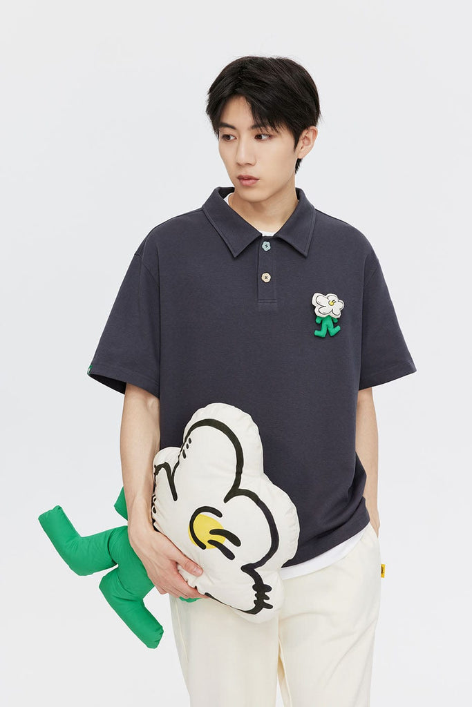 Conklab Removable Flower Cartoon T-Shirt, premium urban and streetwear designers apparel on PROJECTISR.com, Conklab