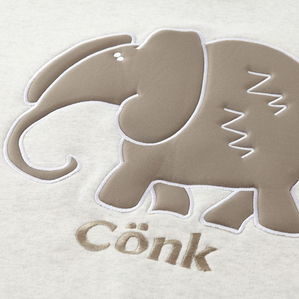 Conklab Cotton Stuffed Elephant Sweatshirt, premium urban and streetwear designers apparel on PROJECTISR.com, Conklab