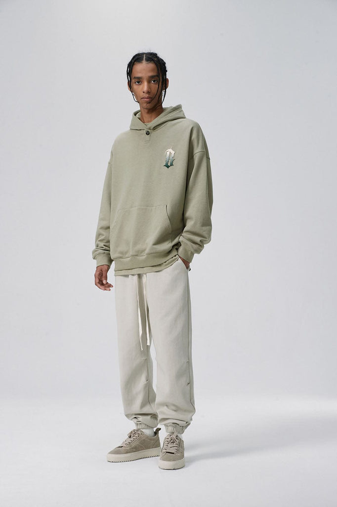 BONELESS Gradient Gothic LOGO Hoodie, premium urban and streetwear designers apparel on PROJECTISR.com, BONELESS