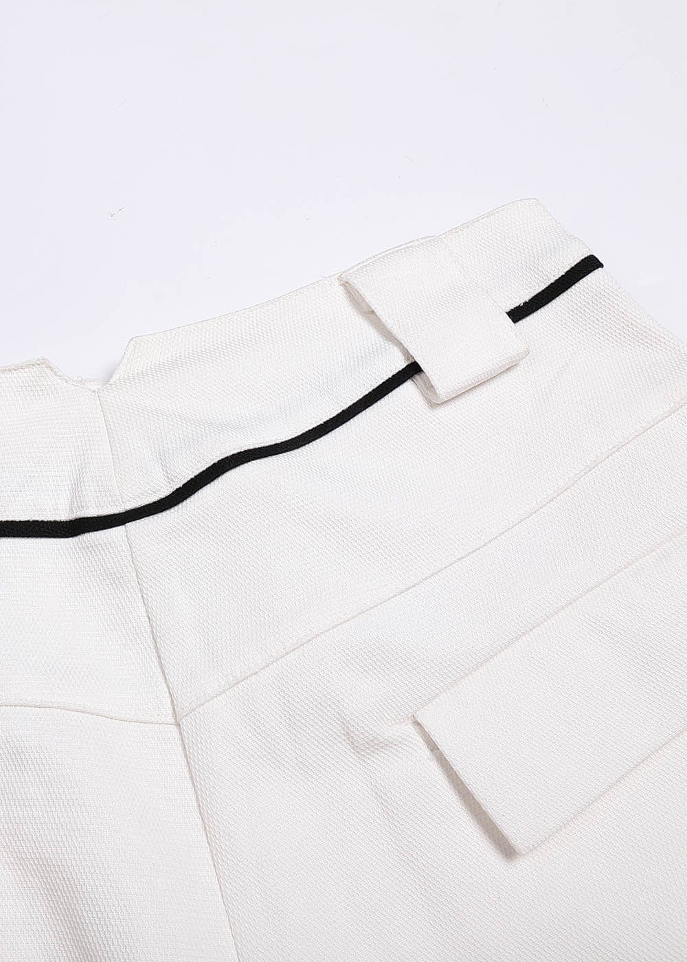 49PERCENT Paneled Zipper Wide-Leg Pants, premium urban and streetwear designers apparel on PROJECTISR.com, 49PERCENT