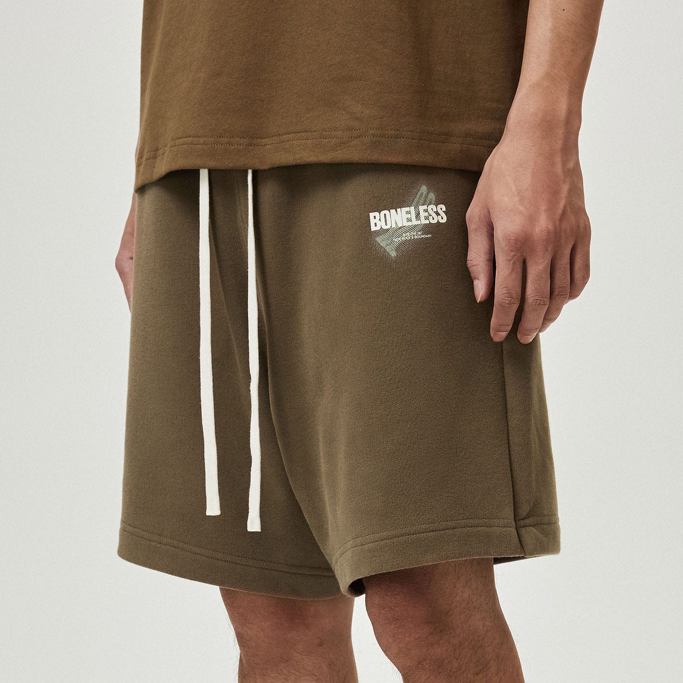 BONELESS Essential LOGO Graphics Shorts, premium urban and streetwear designers apparel on PROJECTISR.com, BONELESS