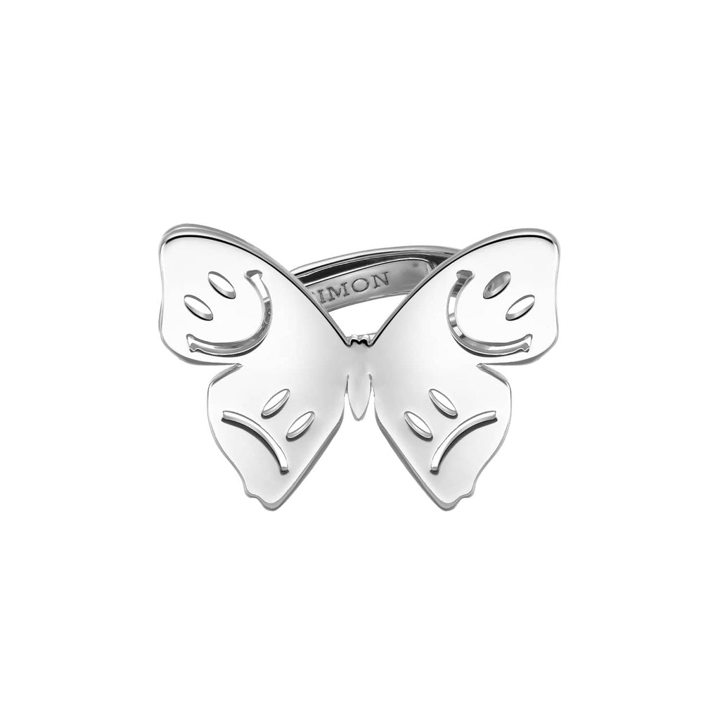 LURS Four Faces Butterfly Ring, premium urban and streetwear designers apparel on PROJECTISR.com, PROJECTISR US
