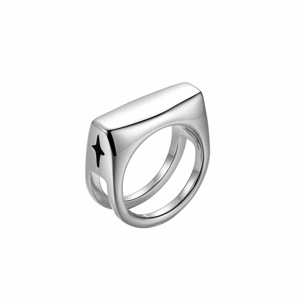 LURS Crux Double Loop Ring, premium urban and streetwear designers apparel on PROJECTISR.com, LURS